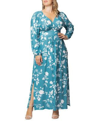 Plus Size Kelsey Long Sleeve Maxi Dress