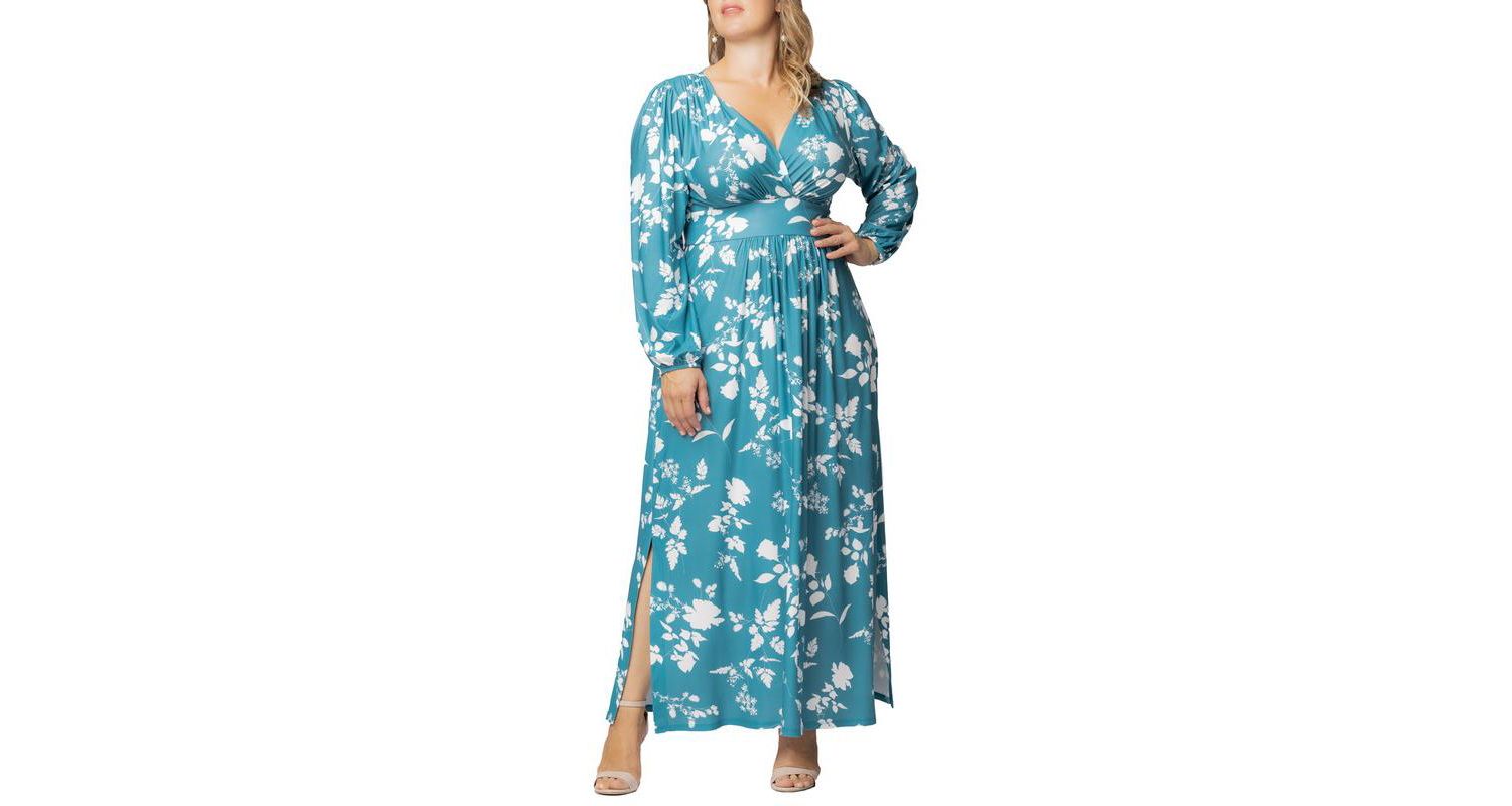 Plus Size Kelsey Long Sleeve Maxi Dress