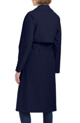 Women's Long Double-Breasted Trench Coat