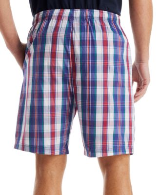 Men's Plaid Poplin 8" Sleep Shorts