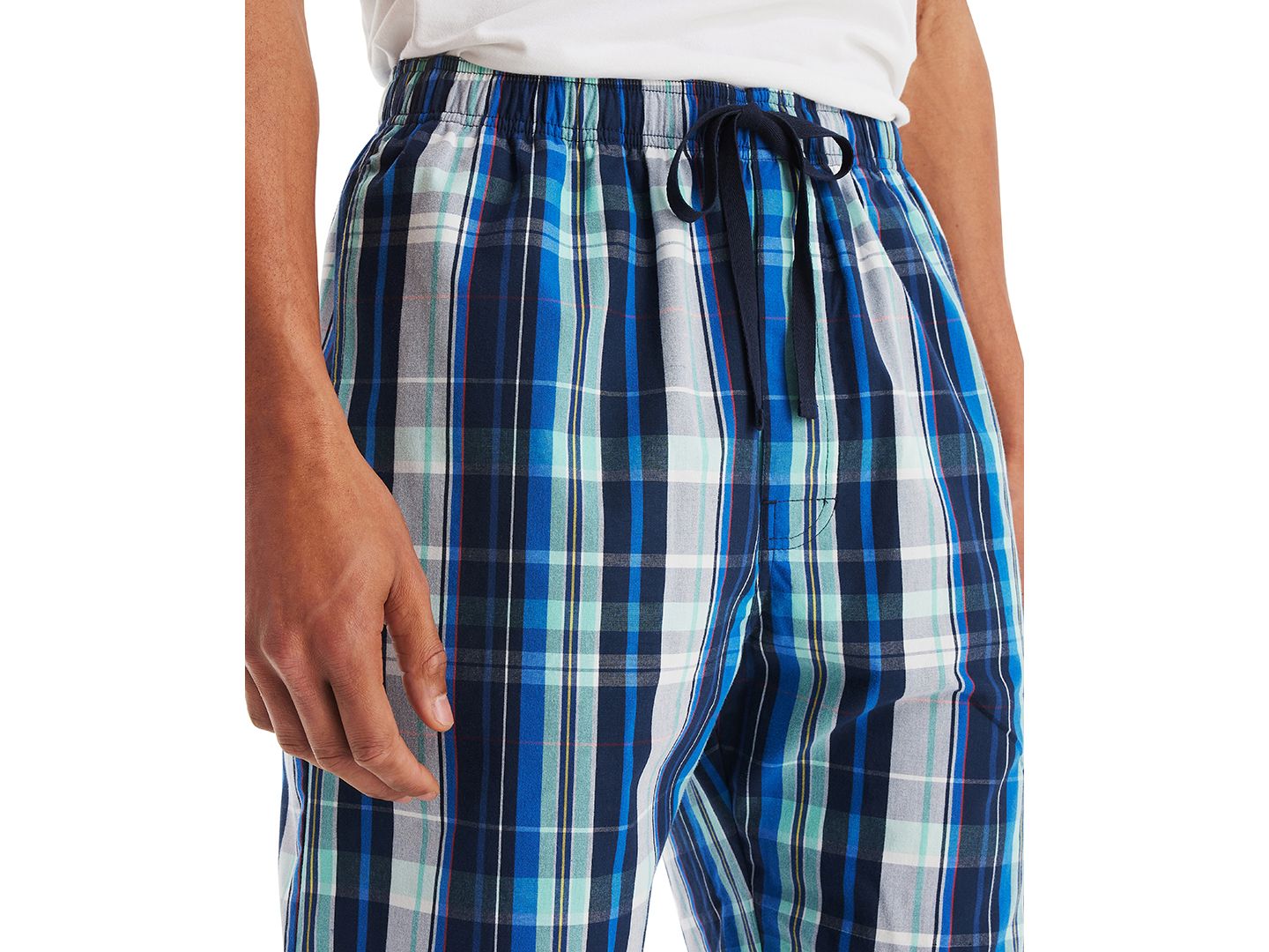 Пижамные шорты Poplin для мужчин — Nautica, цвет: Синий — фото 2