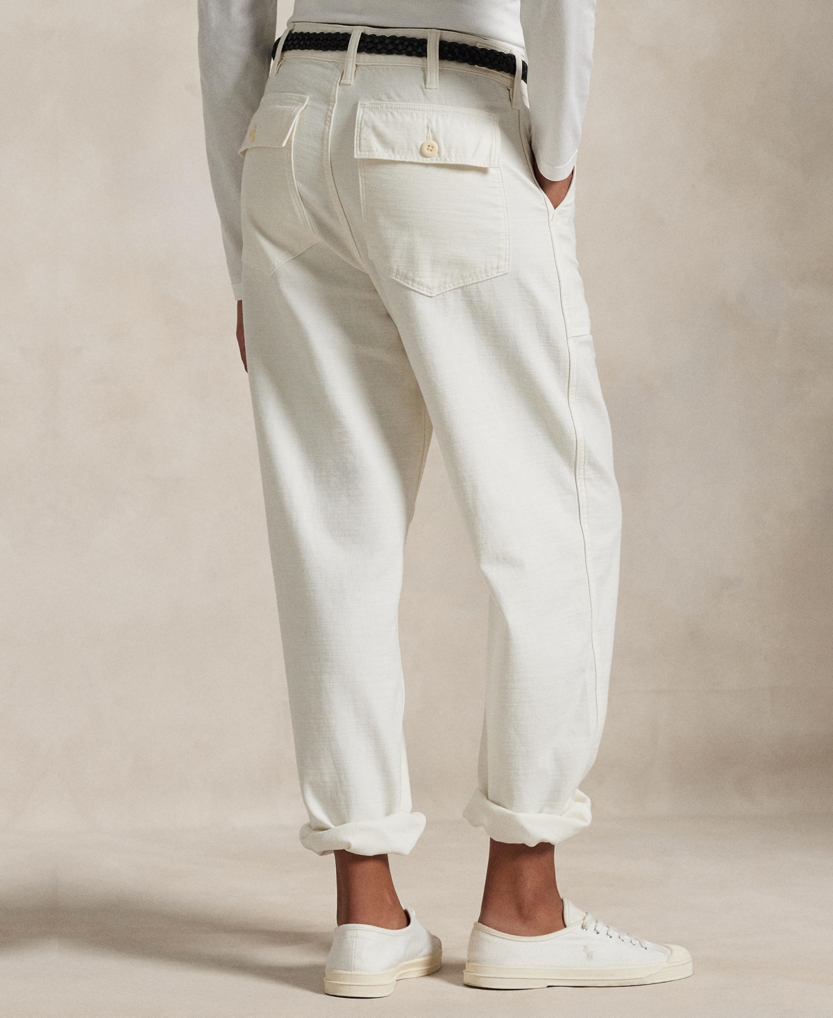 Polo Ralph Lauren Women's The Ricky Pants In Ecru