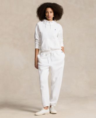 Women's Shrunken Fit Fleece Hoodie Sweatshirt