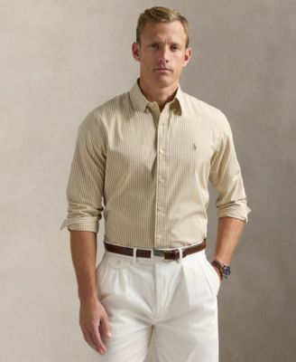Men's Classic-Fit Gingham Stretch Poplin Shirt