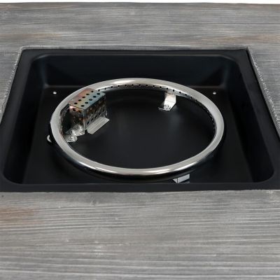 Outdoor Smokeless Patio Propane Gas Fire Pit Table with Lava Rocks - 30" Square