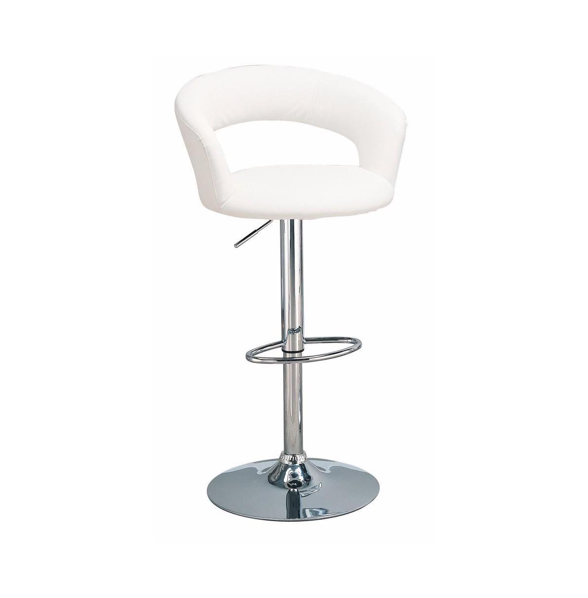 Slickblue Modern Contemporary Bar Stool for Kitchen & Home Bar &#x2013; Stylish and Durable Design - White