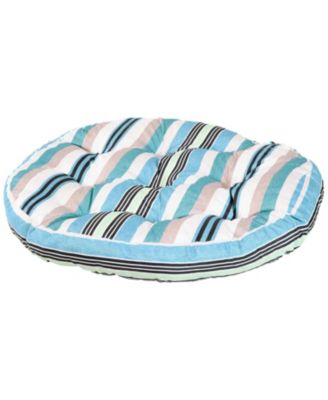 Indoor/Outdoor Large Round Tufted Floor Meditation or Chair Cushion - 22" - 2pk