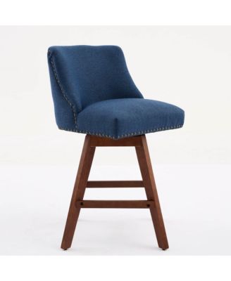 Set of 2 Swivel Counter Height Stools