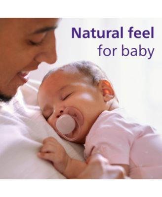 Ultra Soft Pacifier 0-6m, lychee elephant / lilac palms, 8 pack