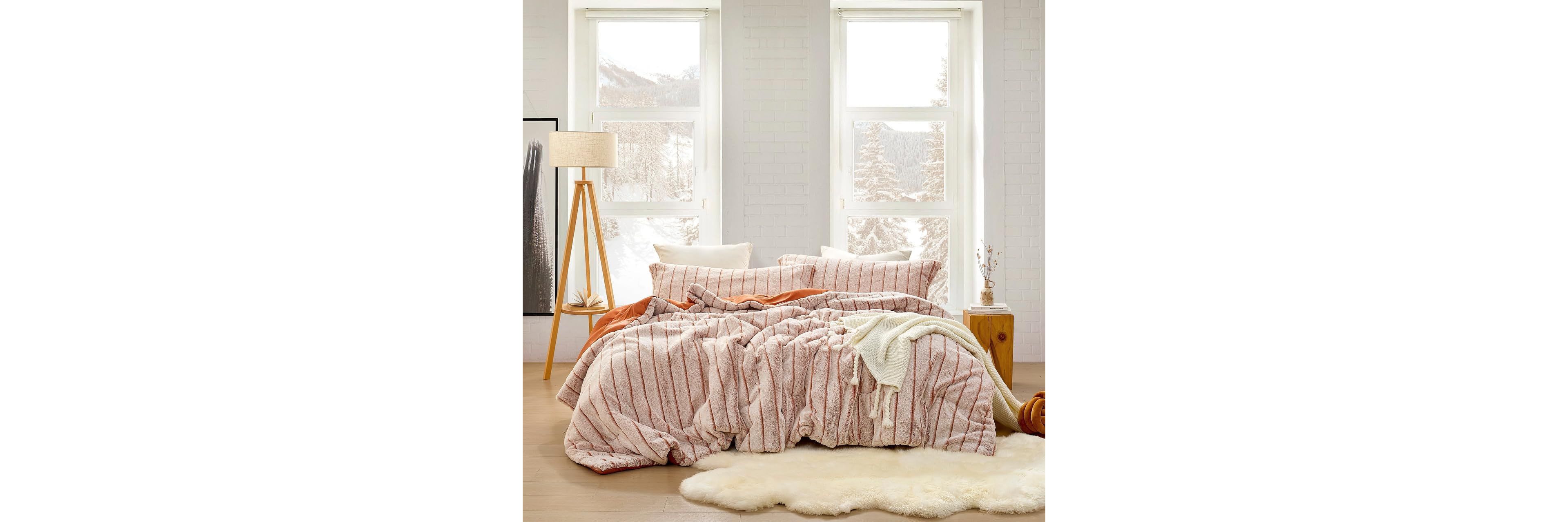 Better Than Anesthesia - Coma Inducer Oversized Comforter Set - Cinnamon Stick , Pink , Super King