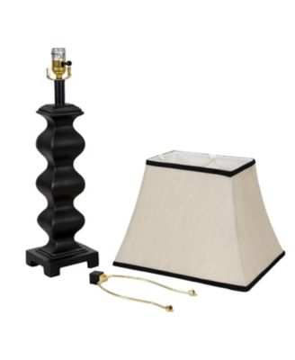 29" H Stately Shapes Resin Accent Table Lamps Set of 2