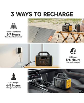 Portable Power Station 300W 299.5Wh Outdoor Solar Generator Fast Charging