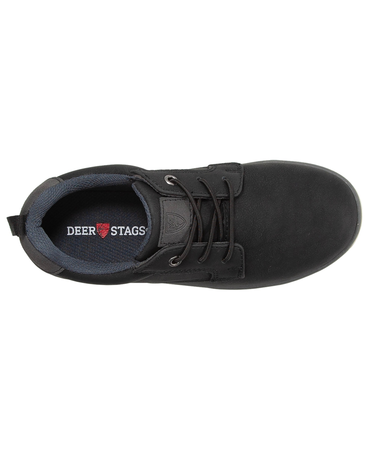 Deer Stags Little Boys Conrad Junior Bungee Lace Oxford Dress Shoes In Black