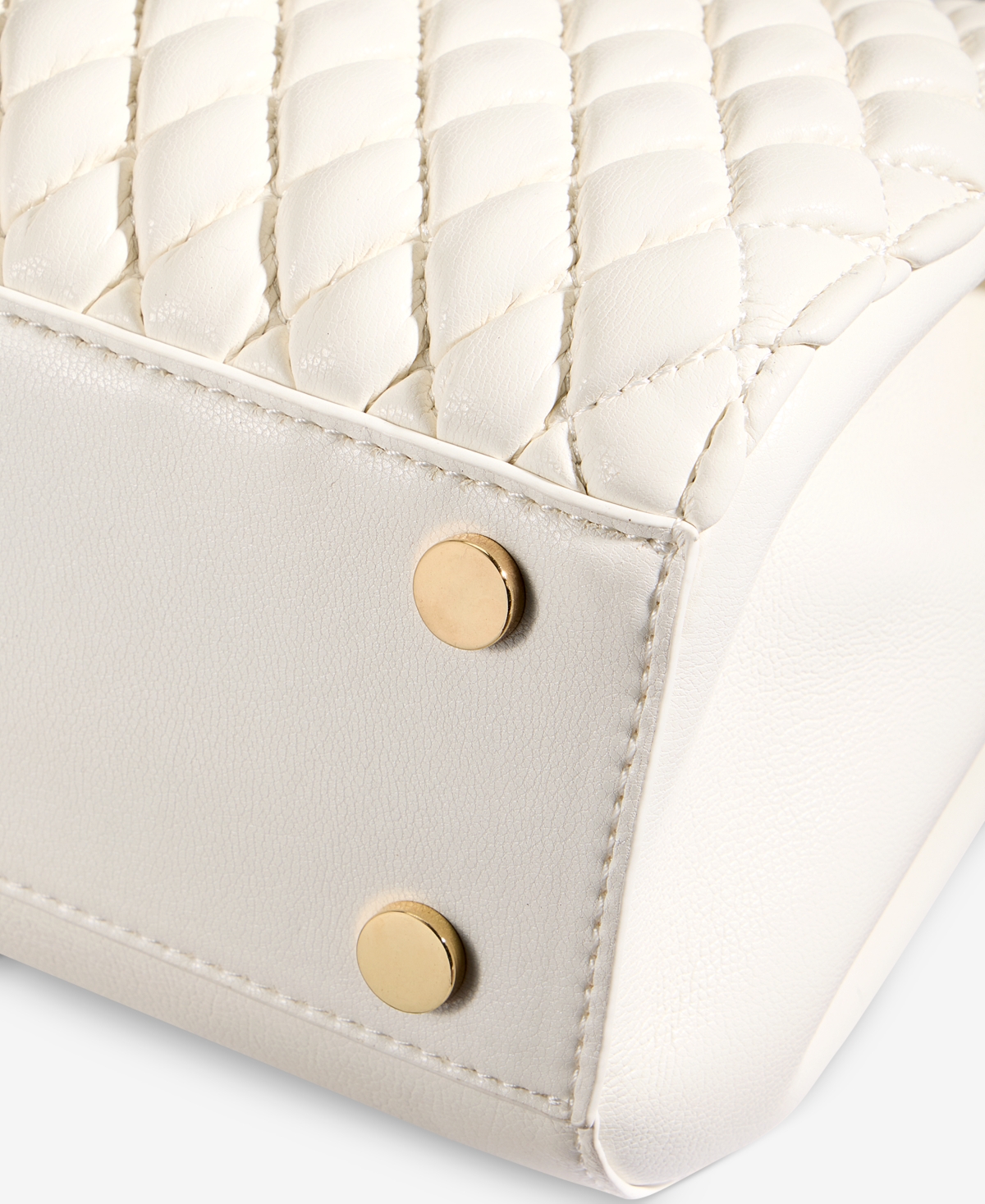 Inc International Concepts Harrper Aurora Quilted Shoulder Bag, Exclusively At Macy's In Hb Vanilla
