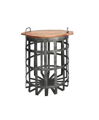 Set of 2 Accent End Tables for Living Room or Bedroom Decor and Storage