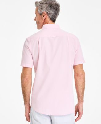 Men's Short Sleeve Button-Down Oxford Shirt, Created for Macy's