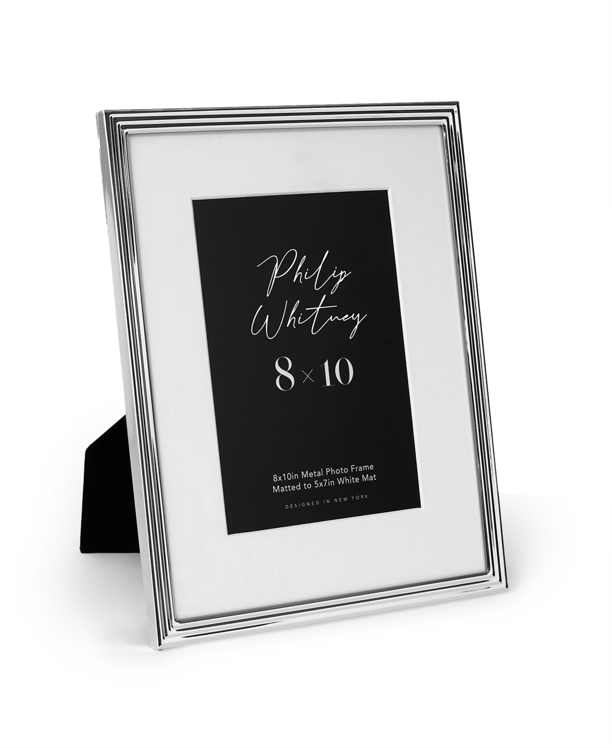 Philip Whitney Hayworth Metal Picture Frame, 8" X 10" In Silver