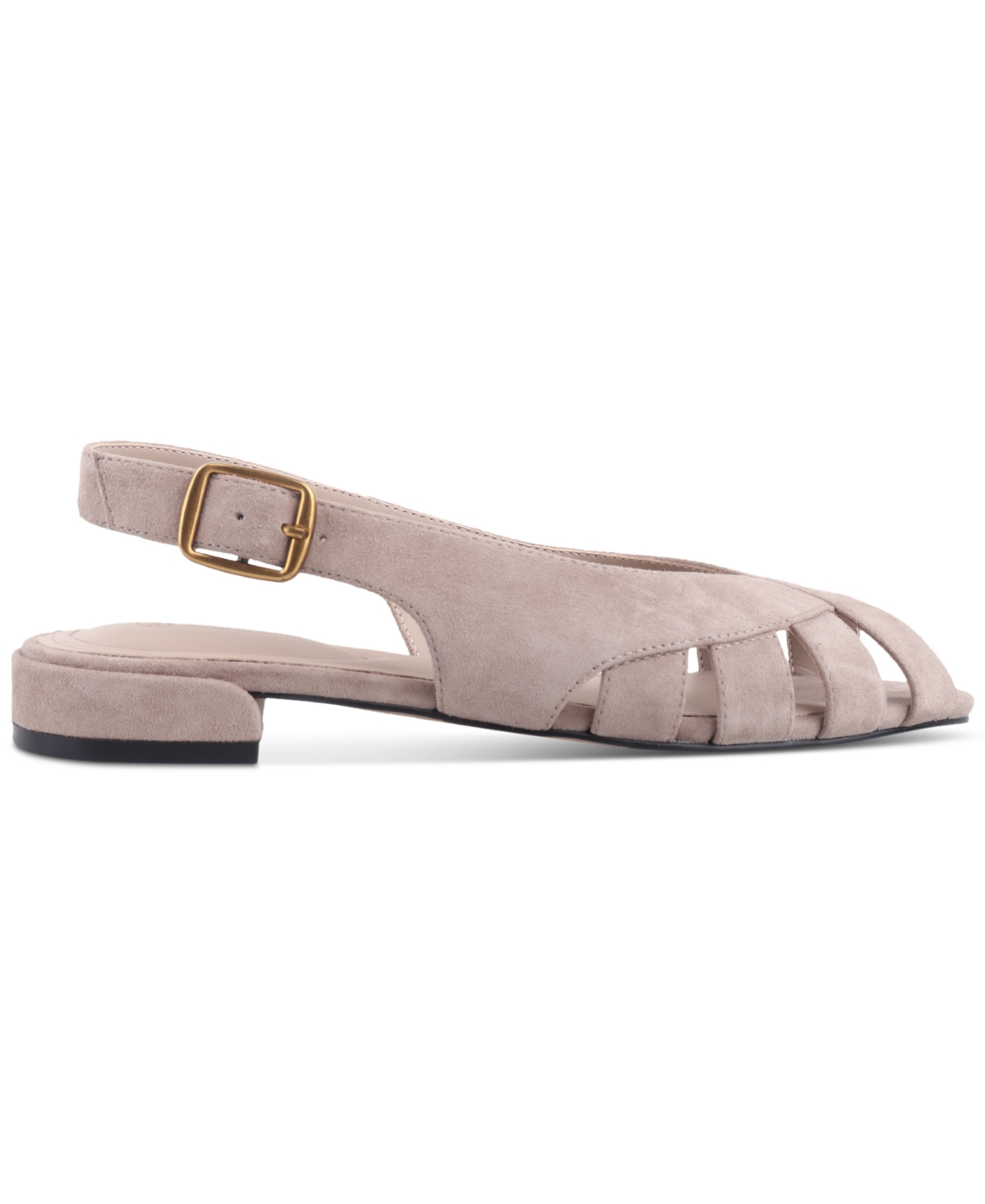 GIANI BERNINI WOMEN'S ESSIE FISHERMAN PEEP TOE SLINGBACK FLAT SANDALS, CREATED FOR MACY'S 