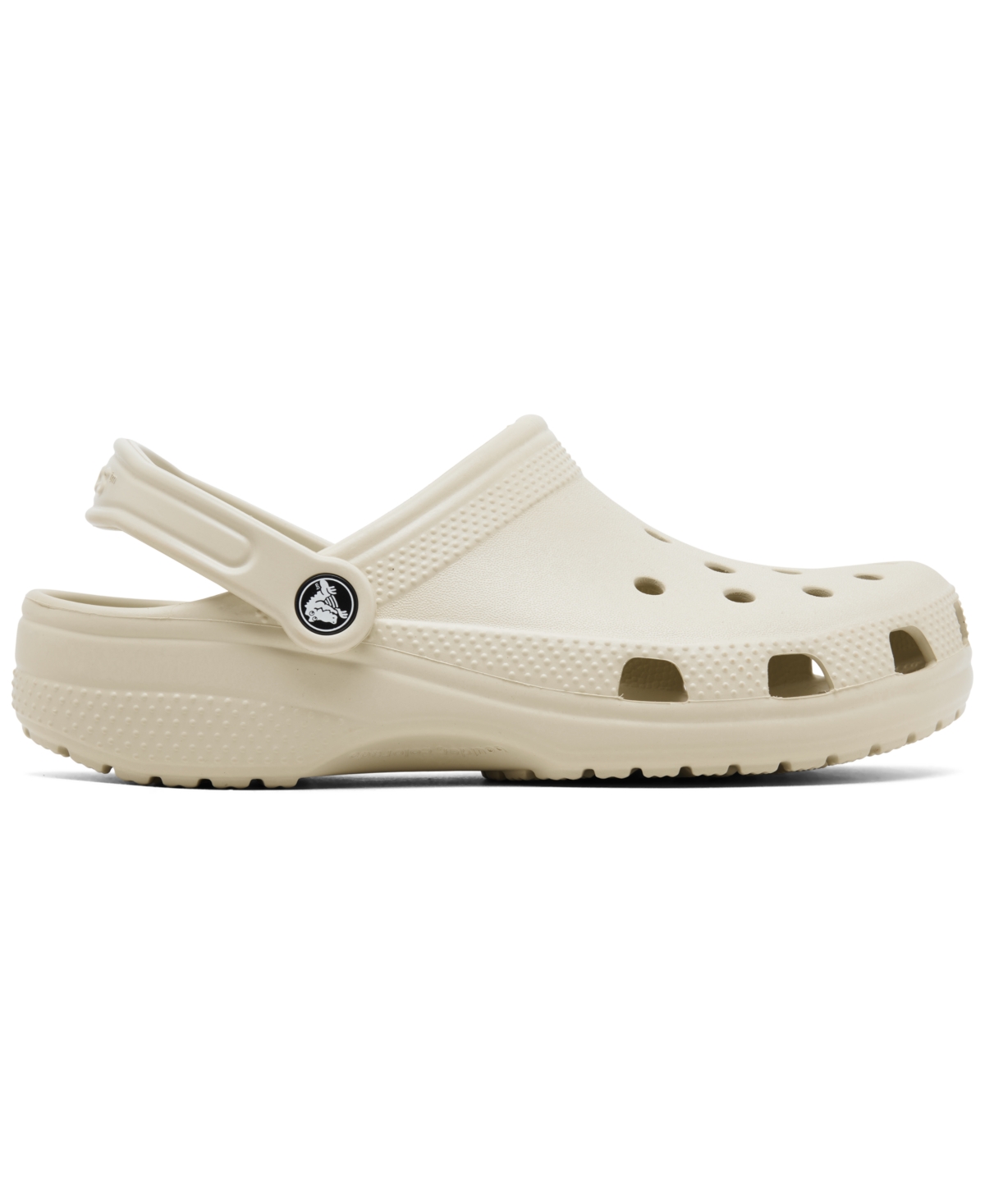 Shop Crocs Big Kids' Classic Clog Sandals From Finish Line In Bone