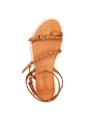 Women's Annete Round Toe Flat Sandals