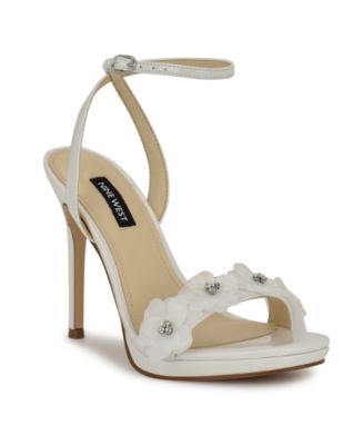 セール! NINE WEST フローラル お花 ヒール Lovely サンダル セール! NINE WEST フローラル お花 ヒール Lovely サンダル