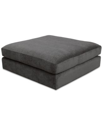 CLOSEOUT! Merten Fabric Castered Ottoman, Exclusively at Macy's