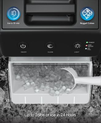 ionchill QuickCube Nugget-Shaped Compact Countertop Ice Maker