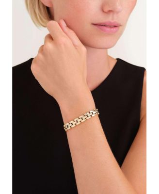 Legacy Bracelet In 14K Yellow Gold Plated Stainless Steel