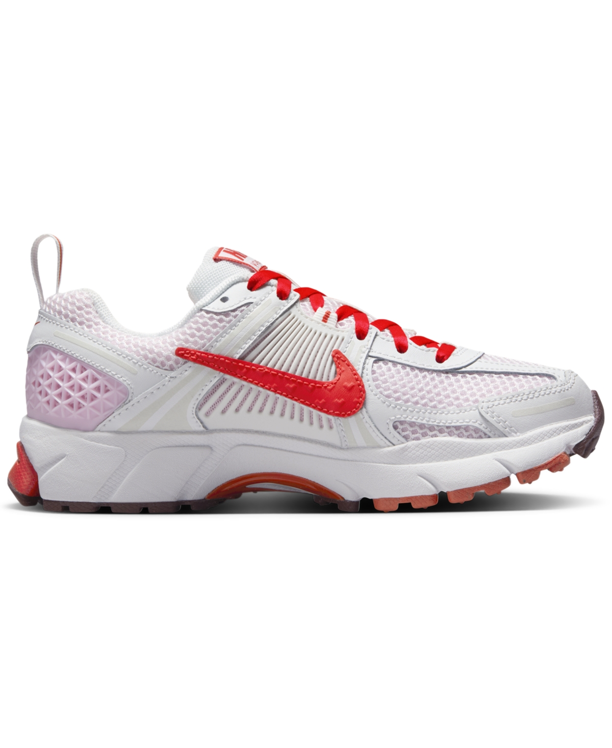 Nike Big Girls Vomero 5 Casual Sneakers From Finish Line In White,light Crimson
