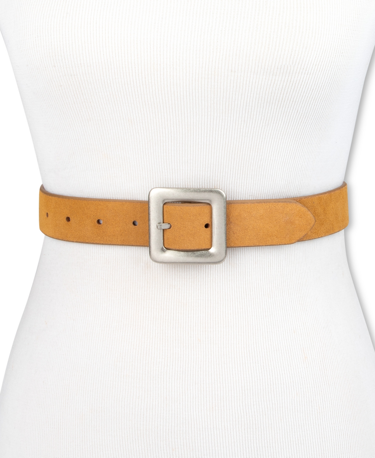 Levi's Women's Casual 2-in-1 Reversible Square Center Bar Buckle Belt In Tan,black
