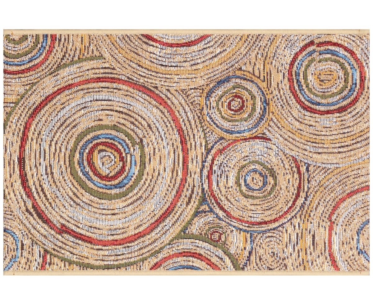 Liora Manne Esencia Basket Circles 2'x2'10" Area Rug In Multi