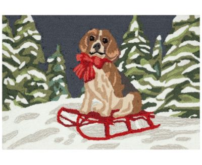 Liora Manne' - Frontporch Winter Sled Dog Rug Collection