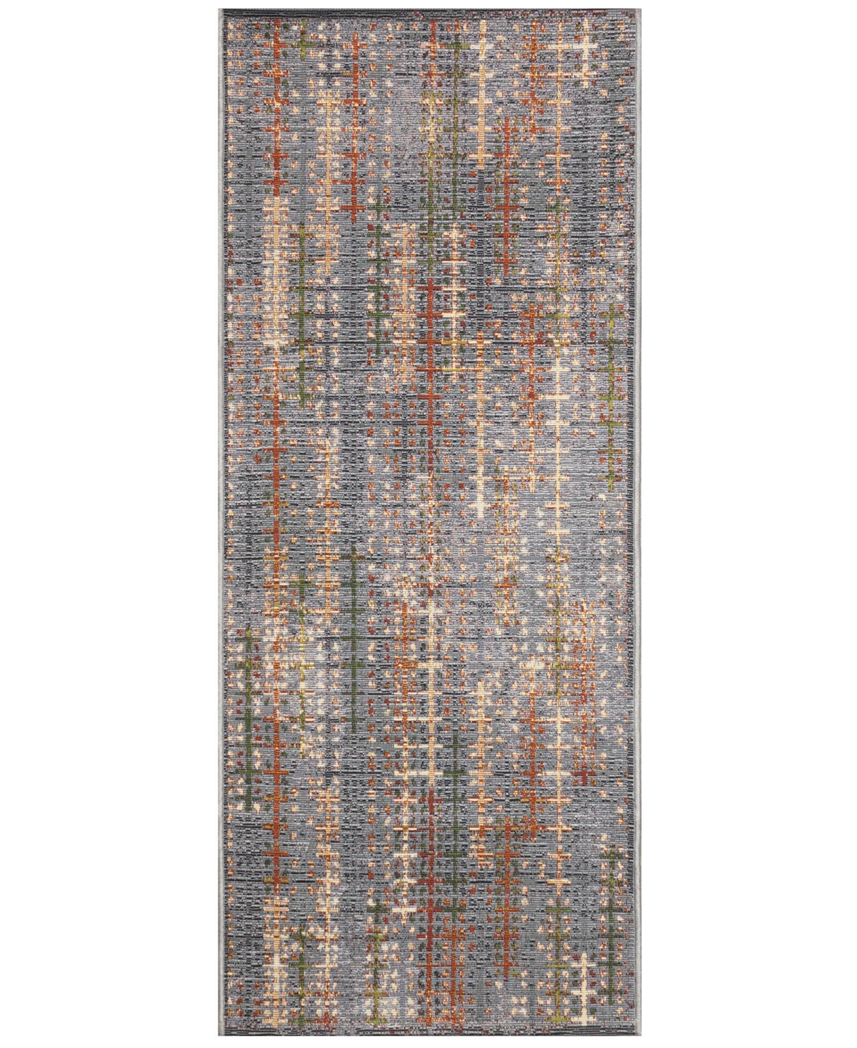 Liora Manne Esencia Sienna 1'11"x4'11" Runner Area Rug In Black