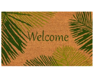Liora Manne Natura Palm Border Rug Collection In Green