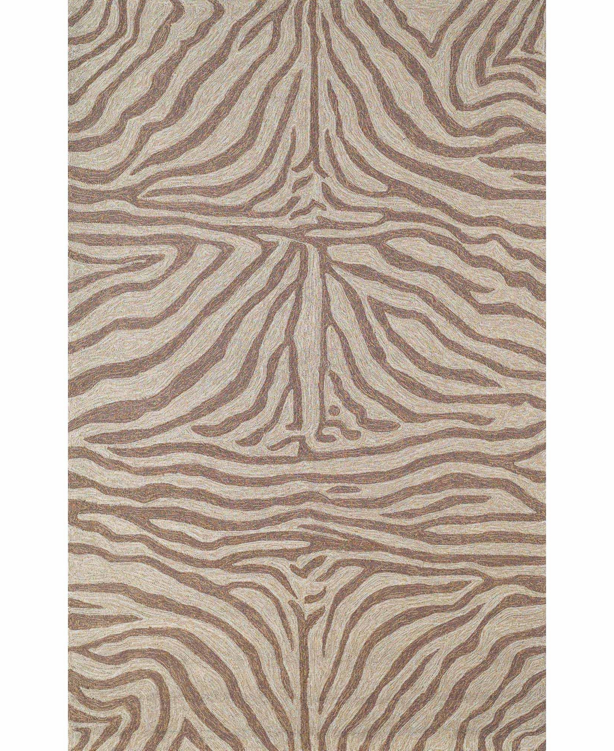 Liora Manne Ravella Zebra 8'3"x11'6" Area Rug In Brown