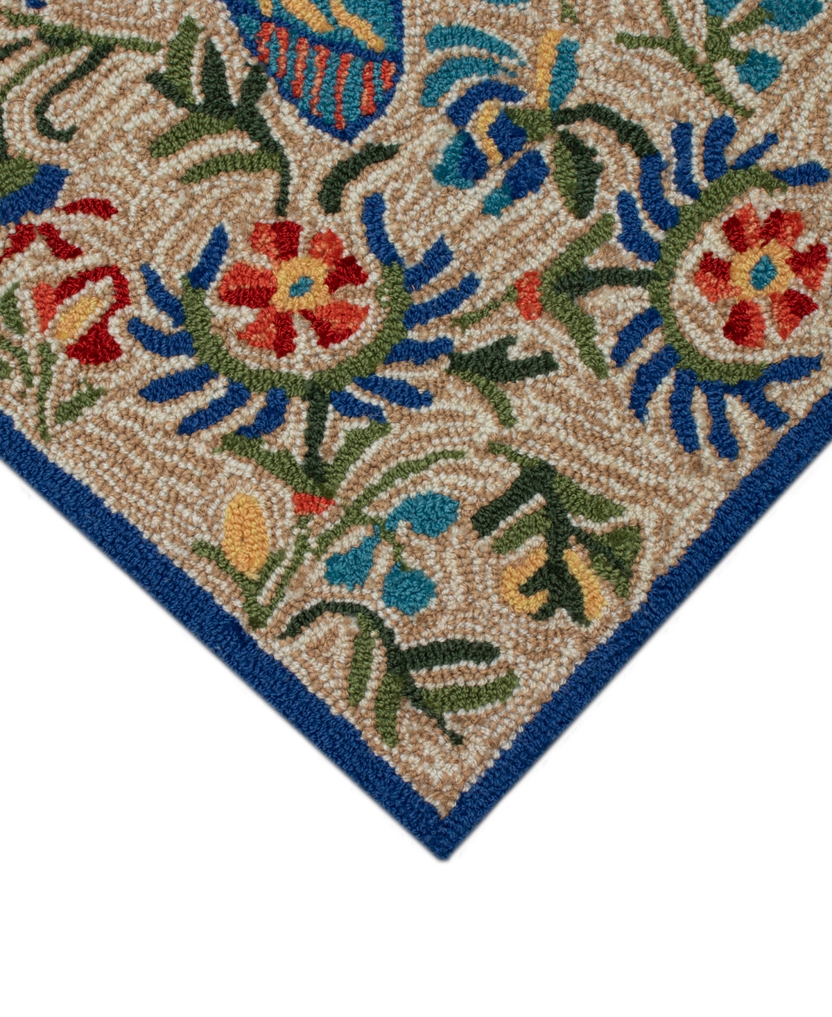 Liora Manne Frontporch Flora Bee 1'8"x2'6" Area Rug In Multi