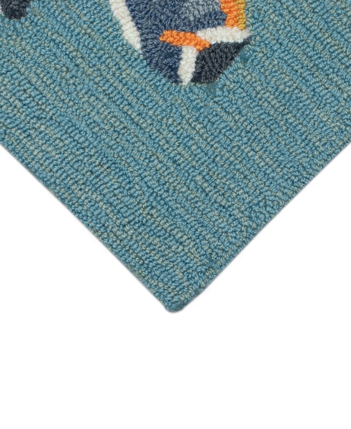 Liora Manne Frontporch Turtle And Fish 2'6"x4' Area Rug In Ocean