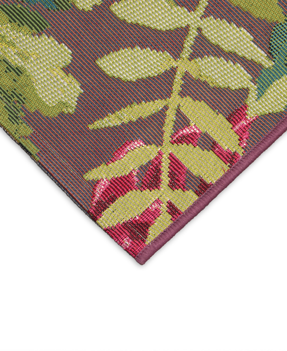 Liora Manne Esencia Mums 1'11"x4'11" Runner Area Rug In Fuchsia