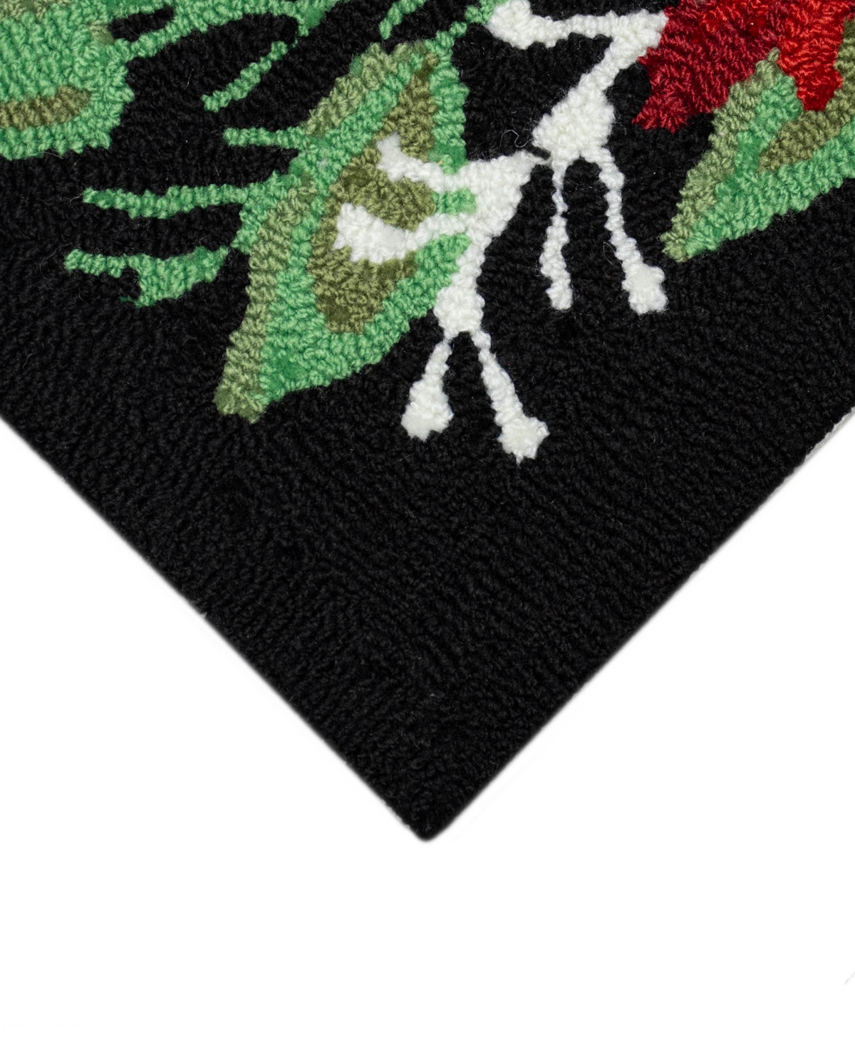 Liora Manne Frontporch Merry Christmas Area Rug, 2'6 X 4' In Black