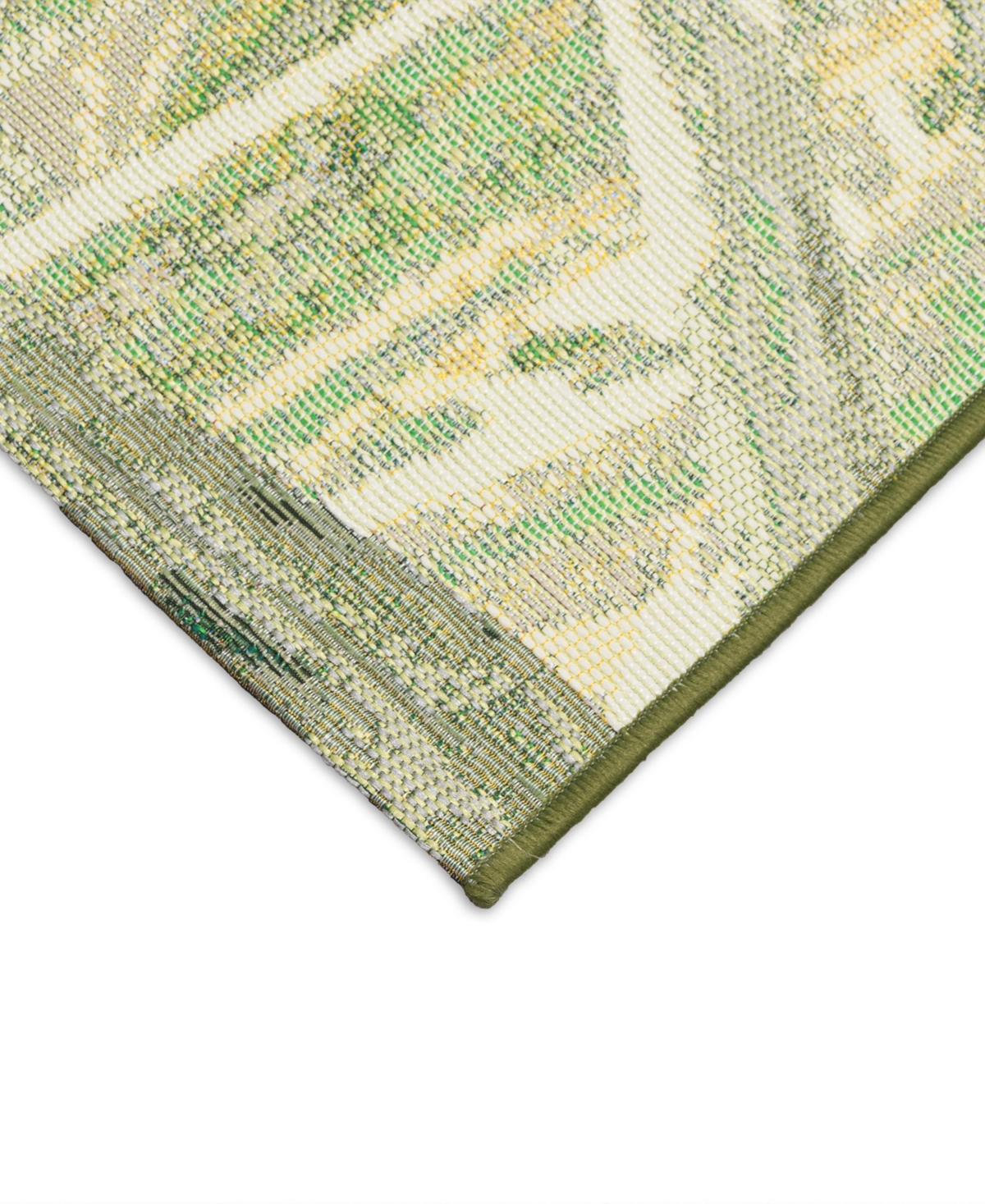 Liora Manne Esencia Palm Fan 2'5"x3'11" Area Rug In Green