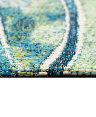 Esencia Wave 1'11"x4'11" Runner Area Rug
