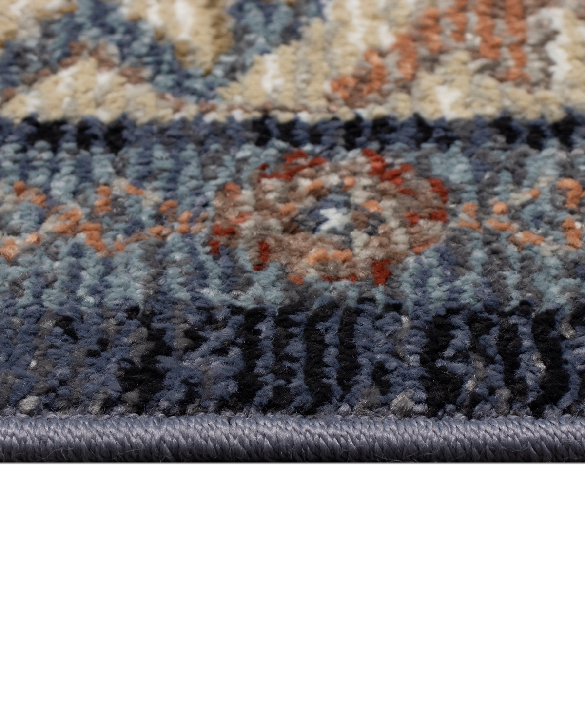 Liora Manne Ariana Floral Medallion 3'3"x4'11" Area Rug In Blue