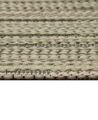 Miranda Tweed Stripe 1'7"x2'5" Area Rug