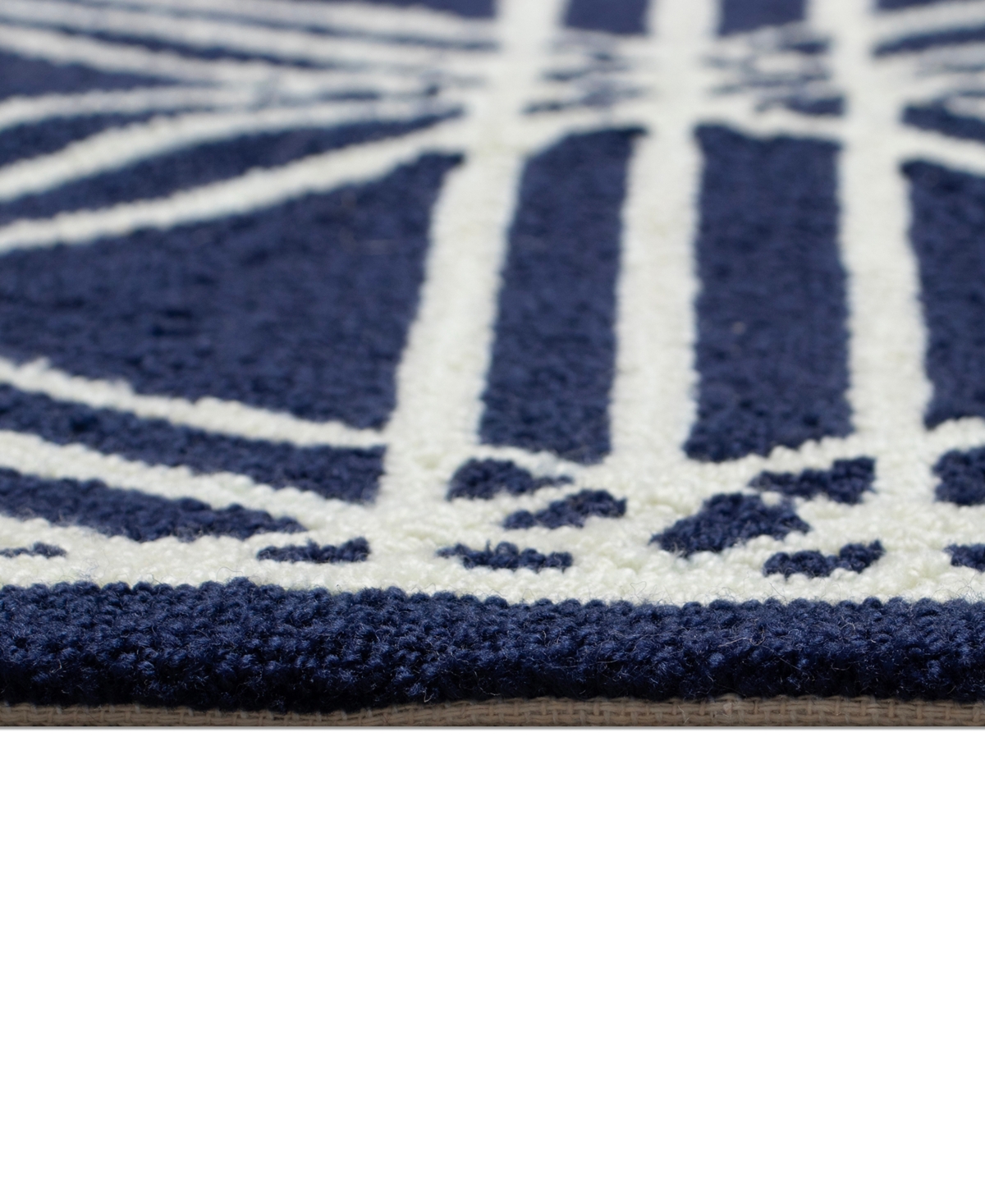 Liora Manne Capri Hex 2'x3' Area Rug In Navy