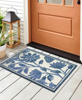 Capri Floral Vine 1'8"x2'6" Area Rug