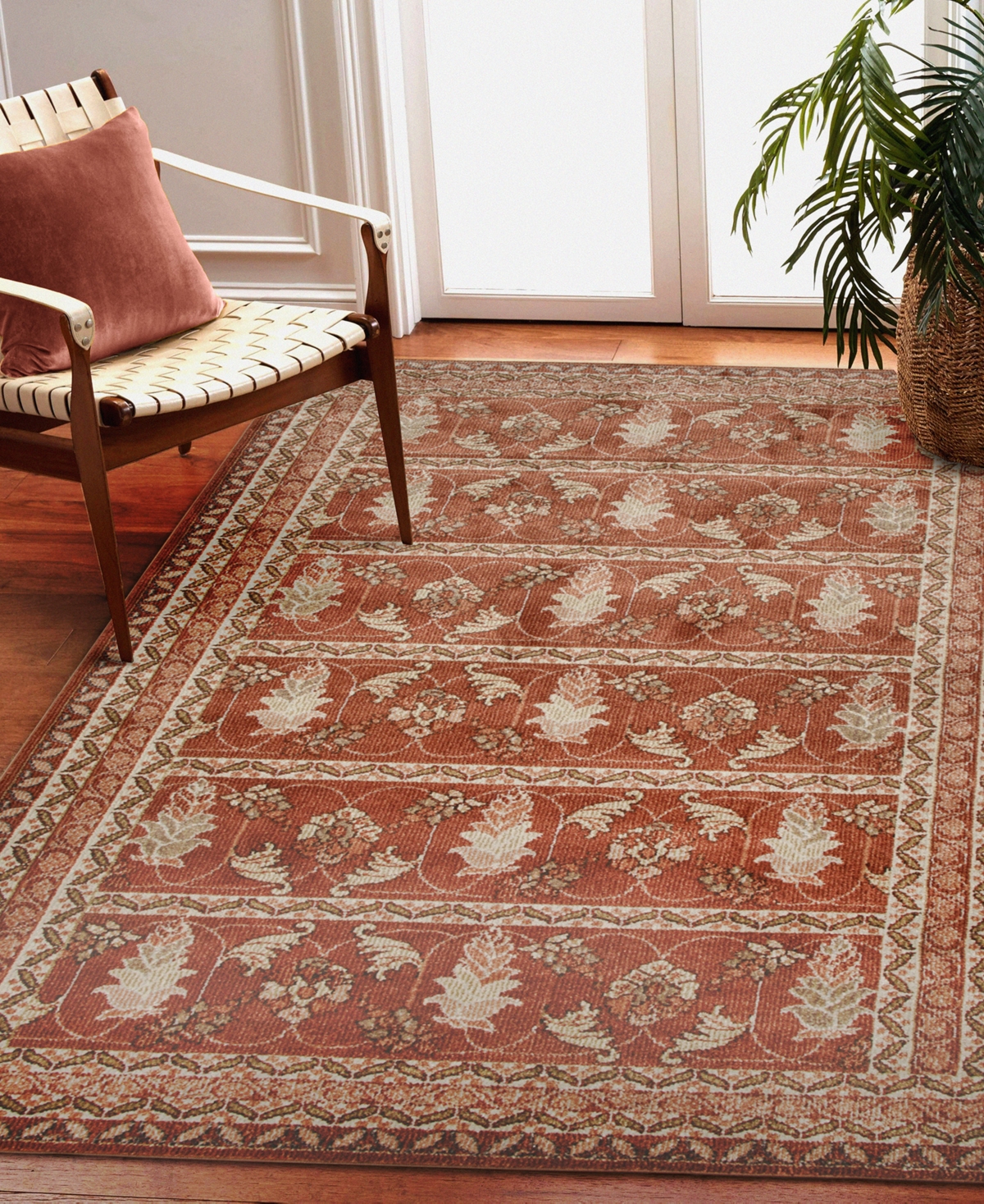 Liora Manne Ariana Sarai 3'3"x4'11" Area Rug In Red