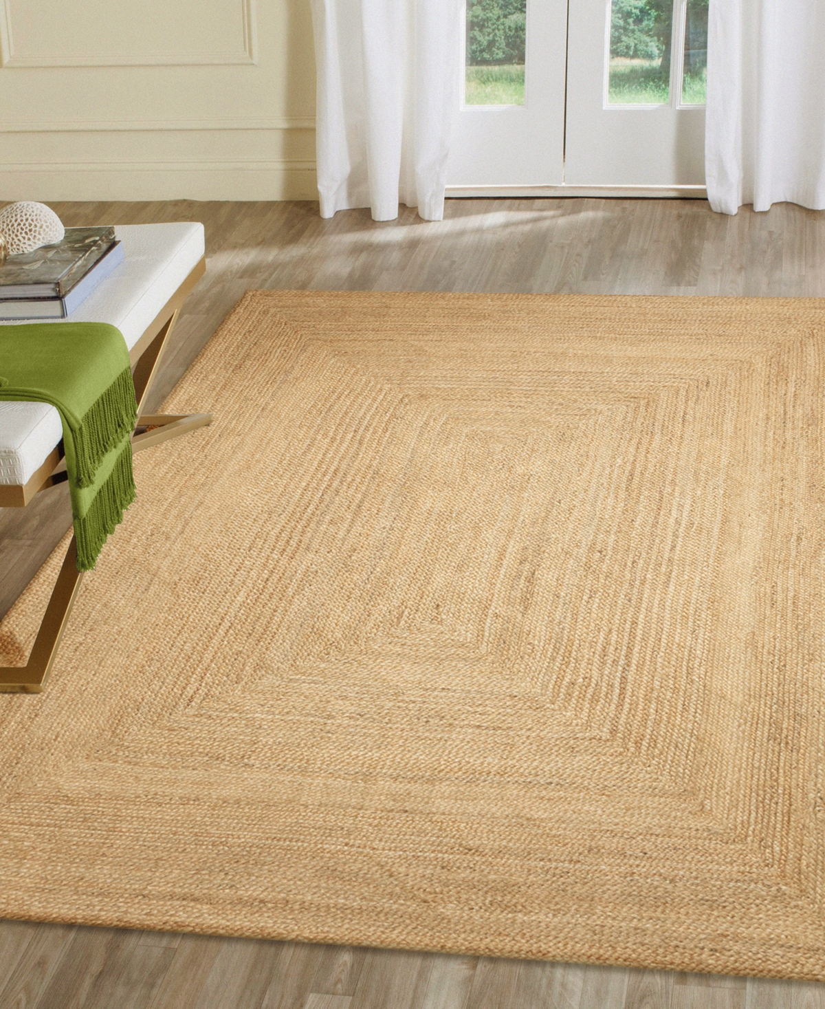 Liora Manne Tulum Plain 3'6"x5'6" Area Rug In Tan