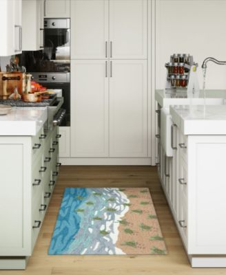 Liora Manne Frontporch Turtle Beach Rug Collection In Ocean
