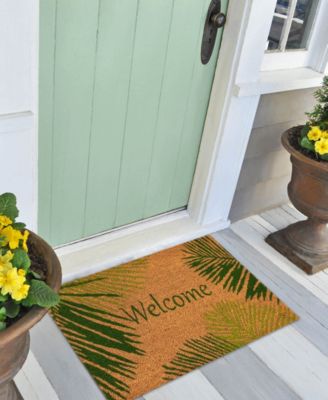 Natura Palm Border 1'6"x2'6" Area Rug