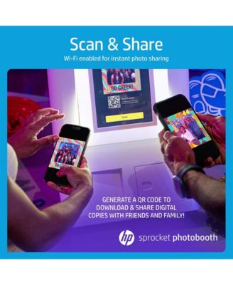 Sprocket Photobooth 3x4" Photo Printer, Bundle w/Zink Paper, Case, Screen Protector & More